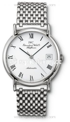 IWC Portofino Automatic Stainless Steel / White - Roman / Bracelet IW3513-40
