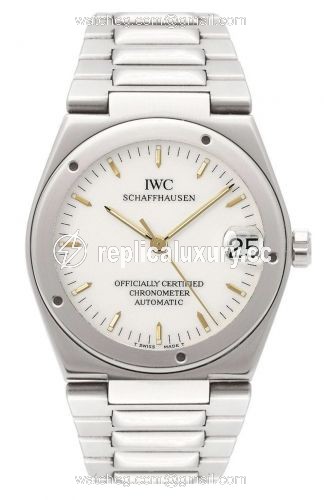IWC Ingenieur SL Chronometer Stainless Steel / White / Bracelet IW3521-01