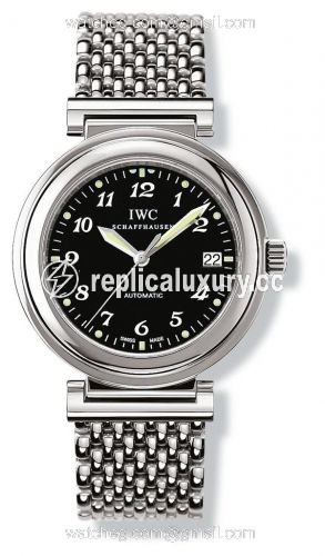 IWC Da Vinci SL Stainless Steel / Black Breguet / Bracelet IW3528-11