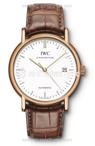IWC Portofino Automatic / Rose Gold / White / Strap IW3533-19