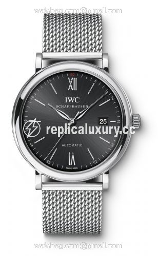 IWC Portofino Automatic Stainless Steel / Black / Milanese IW3565-06