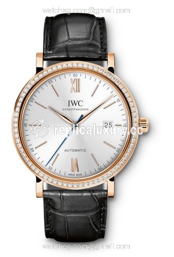 IWC Portofino Automatic Red Gold / Silver / Diamond IW3565-15
