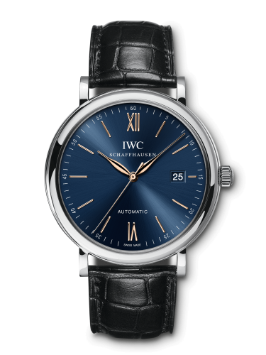 IWC Portofino Automatic Stainless Steel / Blue / Alligator IW3565-23
