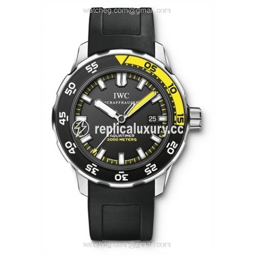 IWC Aquatimer 2000 Stainless Steel / Black / Rubber IW3568-10