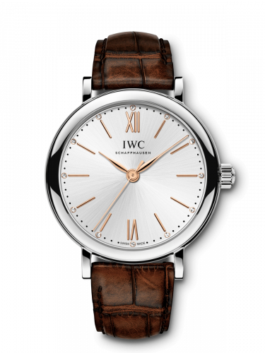 IWC Portofino 34 Stainless Steel / Silver / Santoni IW3574-03