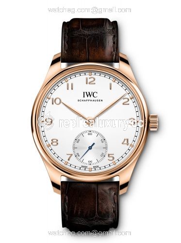 IWC Portugieser Automatic 40 Rose Gold / Silver / Alligator IW3583-06