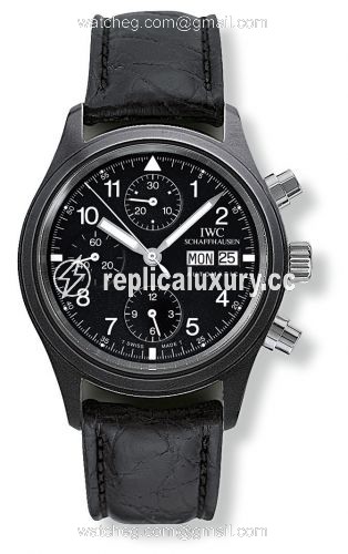 IWC Pilot's Watch Chronograph Ceramic / English / Strap IW3705-03