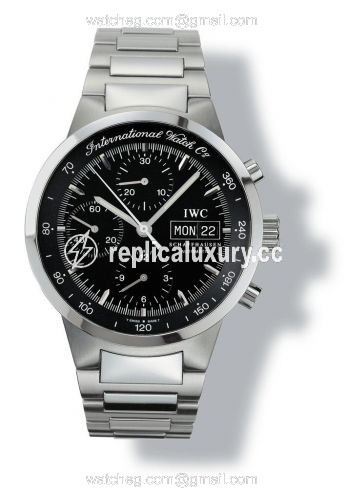 IWC GST Chronograph Automatic Stainless Steel / Black / English IW3707-08