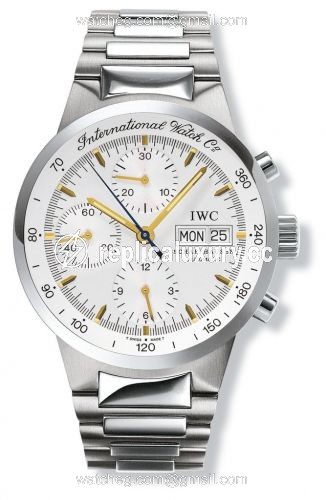 IWC GST Chronograph Automatic Stainless Steel / Silver / English IW3707-13