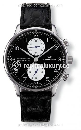 IWC Portuguese Chrono-Automatic Stainless Steel / Reverse Panda IW3714-04