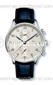IWC Portugieser Chrono-Automatic Platinum / Silver IW3714-10