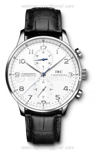 IWC Portuguese Chrono-Automatic White Gold / Silver IW3714-12