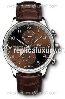 IWC Portugieser Chrono-Automatic Stainless Steel / Watches of Switzerland IW3714-62