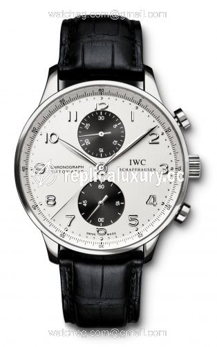 IWC Portuguese Chrono-Automatic Stainless Steel / Panda Japan IW3714-64