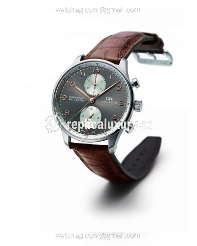 IWC Portuguese Chrono-Automatic Stainless Steel / Lucerne IW3714-66