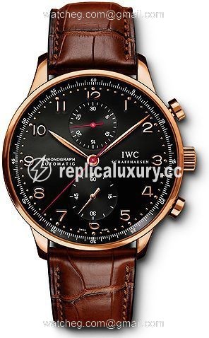 IWC Portuguese Chrono-Automatic Rose Gold / Concours Reine Elisabeth 2008 IW3714-69