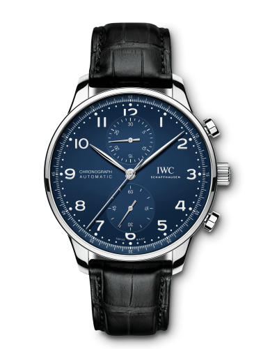 IWC Portugieser Chronograph "150 Years" Stainless Steel / Blue IW3716-01