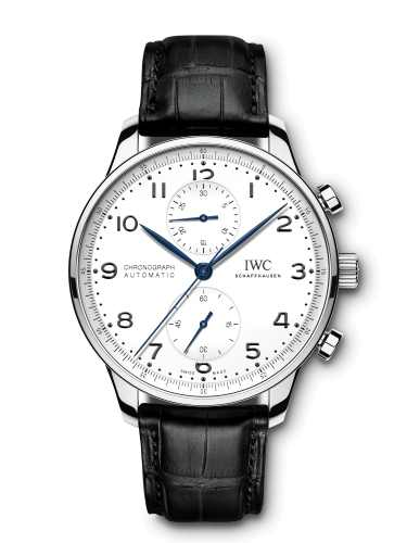 IWC Portugieser Chronograph "150 Years" Stainless Steel / White IW3716-02