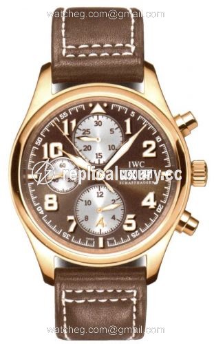 IWC Pilot's Watch Chronograph Antoine de Saint Exupery Rose Gold IW3717-11