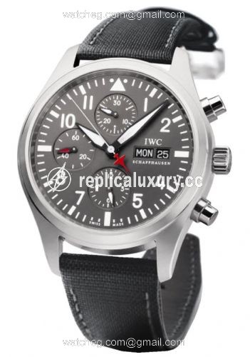 IWC Pilot's Watch Chronograph Stainless Steel / Patrouille Suisse IW3717-14