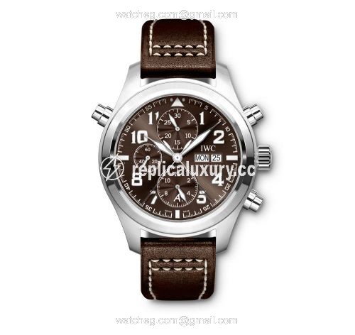 IWC Pilot's Watch Spitfire Double Chronograph Antoine de Saint Exupery IW3718-08