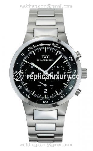 IWC GST Chronograph MecaQuartz Stainless Steel / Black IW3727-02