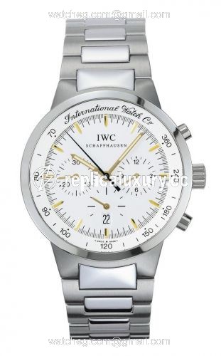 IWC GST Chronograph MecaQuartz Stainless Steel / Silver IW3727-03