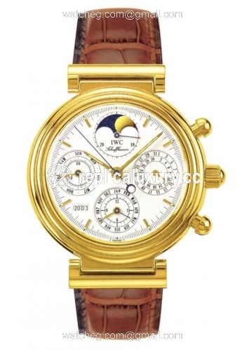 IWC Da Vinci Perpetual Yellow Gold / White / Italian IW3750-02
