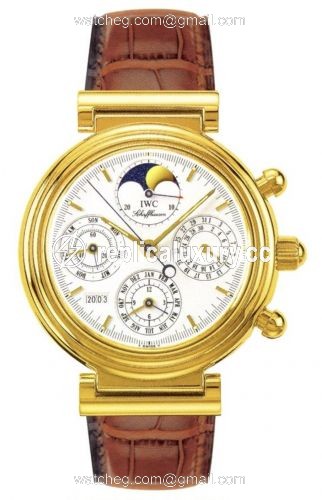 IWC Da Vinci Perpetual Yellow Gold / White / English IW3750-03