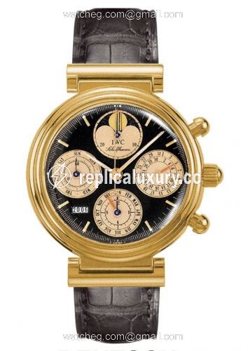 IWC Da Vinci Perpetual Red Gold / Black / German IW3750-23