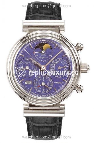 IWC Da Vinci Tourbillon Platinum / French IW3752-12