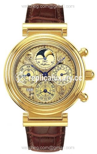 IWC Da Vinci Tourbillon Leonardo Yellow Gold / German IW3752-13