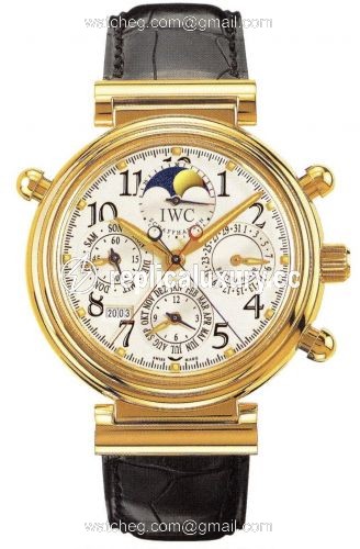IWC Da Vinci Perpetual Rattrapante Rose Gold / Silver / Italian IW3754-02