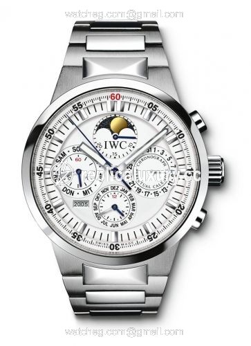 IWC GST Perpetual Calendar Stainless Steel / White / German IW3756-17