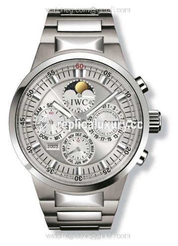 IWC GST Perpetual Calendar Stainless Steel / Silver / Italian IW3756-22
