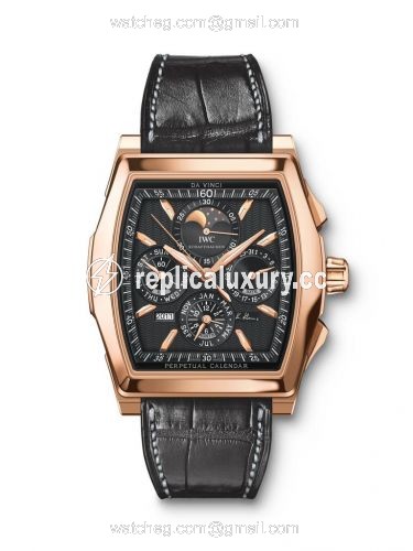 IWC Da Vinci Perpetual Edition Kurt Klaus Rose Gold / Black IW3762-06
