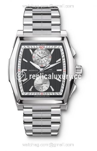 IWC Da Vinci Chronograph Stainless Steel / Black / Bracelet IW3764-14