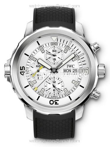 IWC Aquatimer Chronograph Stainless Steel / Silver / Rubber IW3768-01