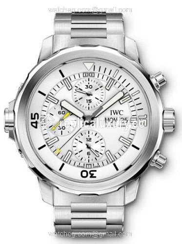 IWC Aquatimer Chronograph Stainless Steel / Silver / Bracelet IW3768-02