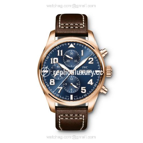 IWC Pilot's Watch Chronograph Red Gold / Le Petit Prince IW3777-21