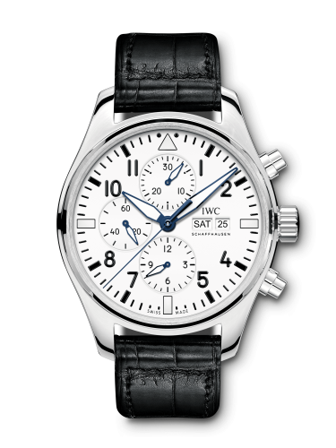 IWC Pilot's Watch Chronograph Edition 150 Years Stainless Steel / White IW3777-25