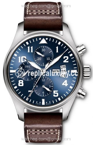 IWC Pilot's Watch Chronograph Stainless Steel / Le Petit Prince / Strap IW3777-06