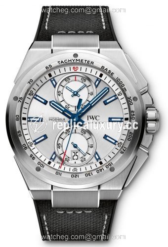 IWC Ingenieur Chronograph Racer Silver / Strap IW3785-09