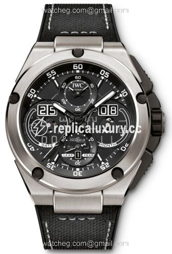 IWC Ingenieur Perpetual Calendar Digital Date-Month Titanium IW3792-01
