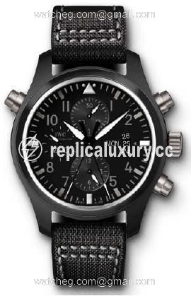 IWC Pilot's Watch Double Chronograph Top Gun Zegg & Cerlati IW3799-03