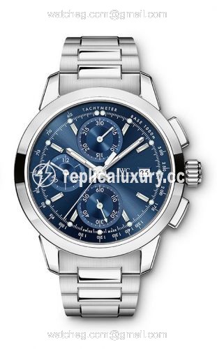 IWC Ingenieur Chronograph Classic Stainless Steel / Blue IW3808-02