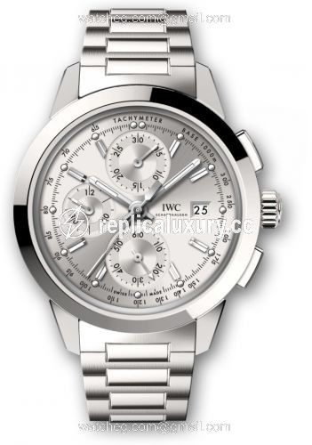 IWC Ingenieur Chronograph Custom Stainless Steel / Silver-Rhodium / Bracelet IW3808-AE