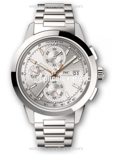 IWC Ingenieur Chronograph Custom Stainless Steel / Silver-Gold / Bracelet IW3808-AL