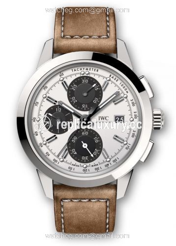 IWC Ingenieur Chronograph Custom Stainless Steel / Silver-Black-Black / Calf IW3808-CF