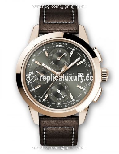 IWC Ingenieur Chronograph Custom Red Gold / Green-Gold / Calf IW3808-CY